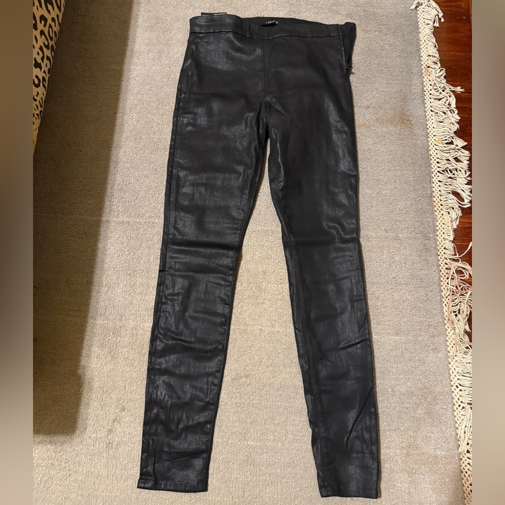 J Brand Black Coated Leggings